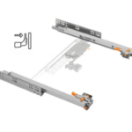 Guide per cassetti Axispro Push Soft Clos 3D Modern Autochiusura Estrazione Totale Portata kg.35 varie lunghezze | GTV